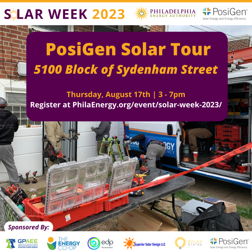 PosiGen Solar Tour - Philadelphia Energy Authority